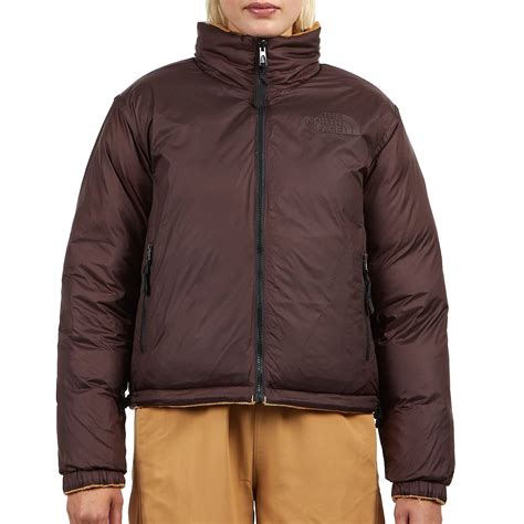 The North Face Reversible Nuptse Jacket Almond Butter Coal