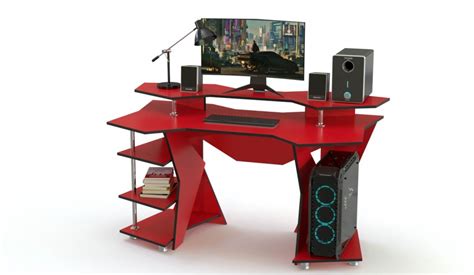 Игровые столы красного цвета - купить для геймеров в Москве от ...