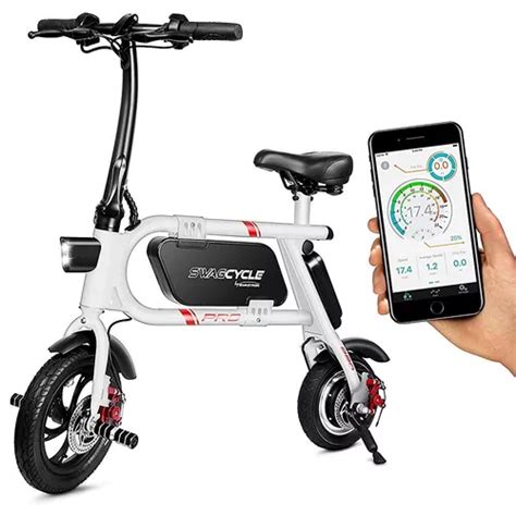 Bicicleta Eléctrica Plegable Swagcycle Pro Sin Pedales Y Ha Envío Gratis