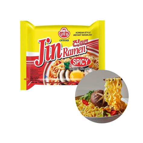 OTTOGI Instant Noodle Jin Ramen Spicy 120g Shinsekaigt