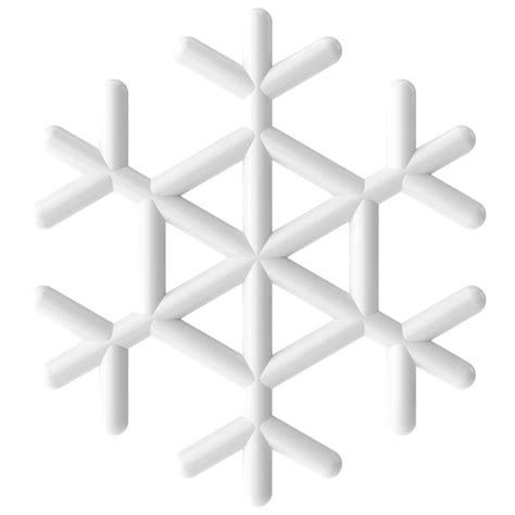 Premium Photo Snowflake Christmas Decoration D Illustration