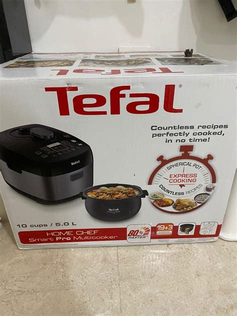 Tefal Electric Pressure Multi Cooker Home Chef Smart Pro CY625D TV