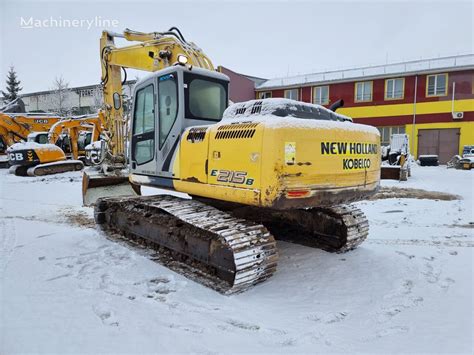 NEW HOLLAND E215B tracked excavator for sale Lithuania Kužiai EM32078