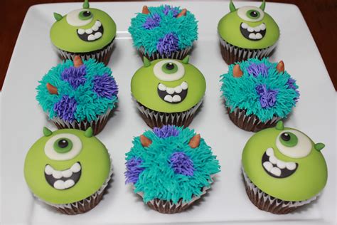 Monsters Inc Sully And Mike Cupcakes Cakes Pinterest Best