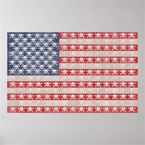 American Pirate Flag Poster | Zazzle