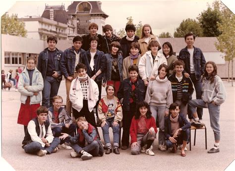 Photo de classe 3eme de 1985 Collège Professeur Marcel Dargent