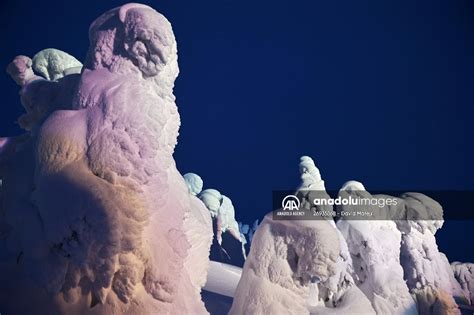 Snow monsters of Mount Zao in Japan | Anadolu Images