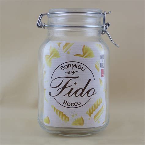 Bormioli Italy Fido Flip Top Glass Clear Jar L Pantry Magic