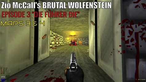 Zio McCall s BRUTAL WOLFENSTEIN 3D Episode 3 FÜHRER Maps 3