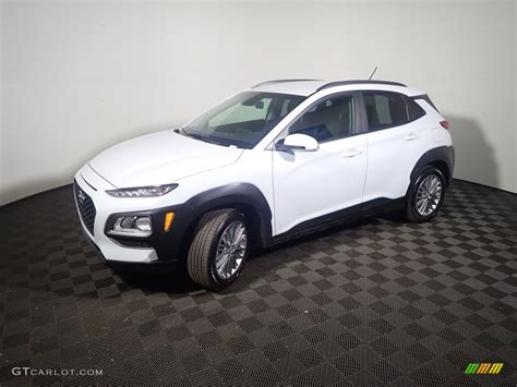 Chalk White Hyundai Kona Sel Awd Photo Gtcarlot