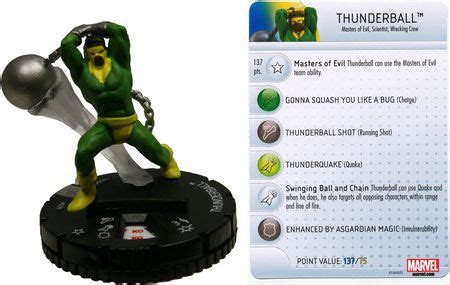 Thunderball Invincible Iron Man Booster Set Marvel Heroclix