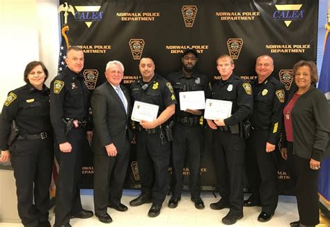 Norwalk Police Announce January 2019 Officers Of The Month Norwalk