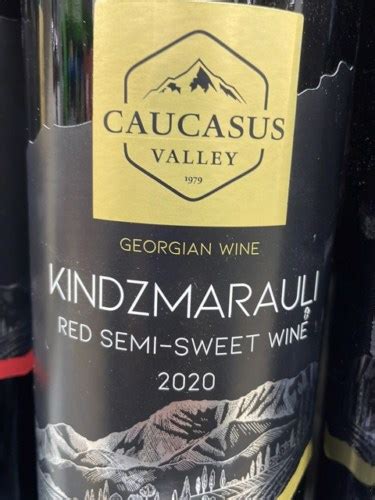 Caucasus Valley Kindzmarauli Red Semi Sweet Vivino Australia