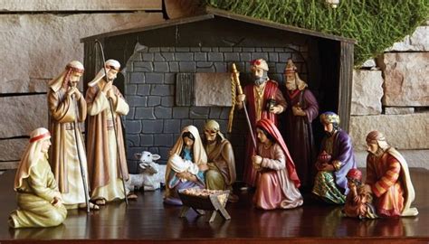 Greg Olsen Christmas Nativity Set 12 Piece Set Nativity Set Nativity Painting Christmas