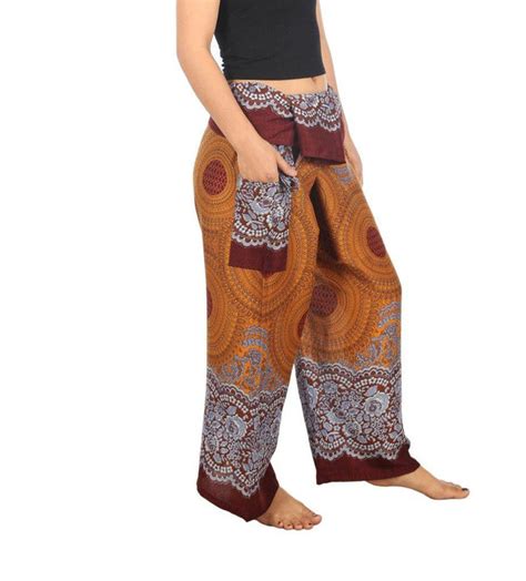 Thai Fisherman Pants Roomy And Baggy Comfy Pants Unisex Pants