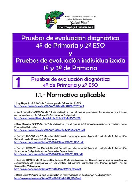 PDF Pruebas de evaluación diagnóstica 4º de Primaria y 2º Pruebas