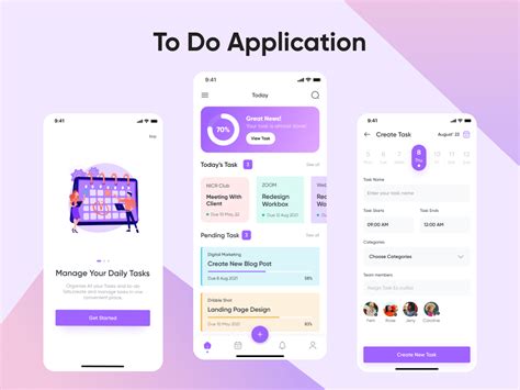 To-do List Application Mockup by Delemont Studio™ on Dribbble