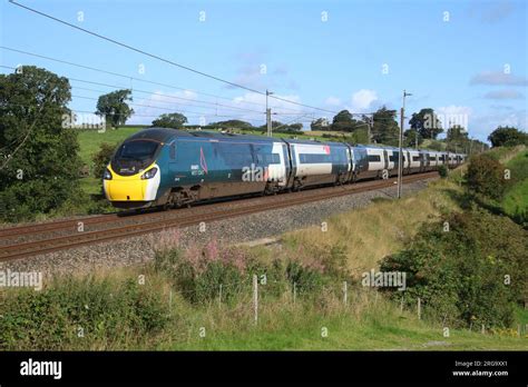 Avanti West Coast Pendolino 390152 Passing Bay Horse In Lancashire On