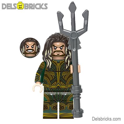 Aquaman Justice league Lego Marvel Minifigures – DelsBricks Minifigures