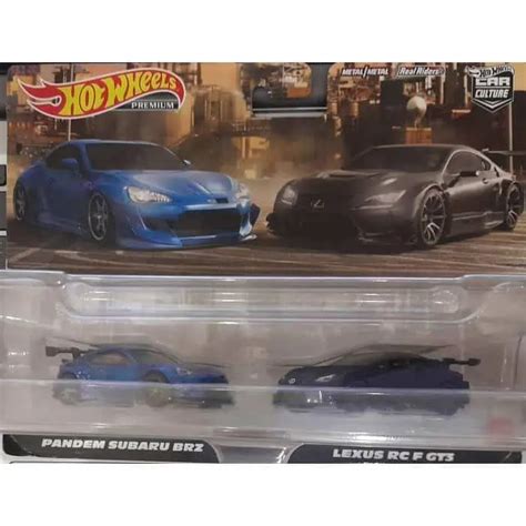 Embalagem Danificada Hot Wheels Car Culture Pandem Subaru Brz Lexus Rc F Gt Universo Hot
