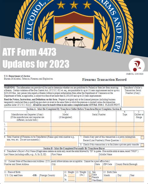 Help For Ffls — Nssf Offers Instruction For Updated Form 4473 Daily Bulletin