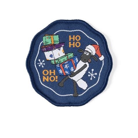 Shaun the Sheep Christmas Blanket Badge – Basingstoke Scout Shop