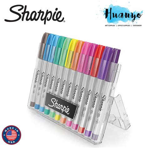 Sharpie Permanent Markers With Storage Case Ultra Fine Point Original