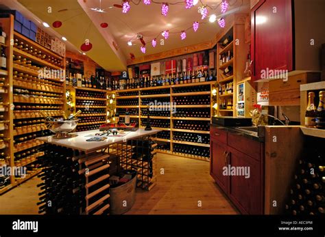 A private home wine cellar Stock Photo - Alamy