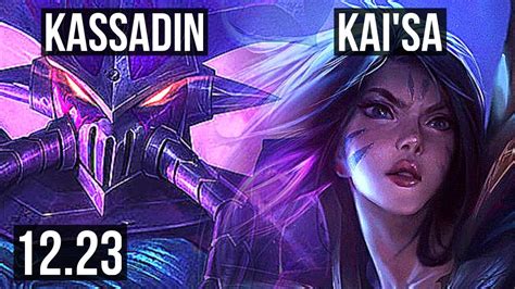 KASSADIN Vs KAI SA MID 6 0 6 1 0M Mastery Dominating KR Master