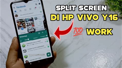 Cara Split Screen Hp Vivo Y16 Cara Belah Layar Hp Vivo Y16 YouTube