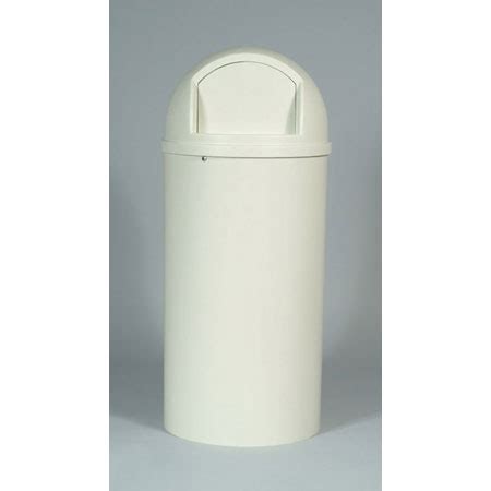 Rubbermaid Marshal Classic Gallon Trash Can Dome Top Lid H