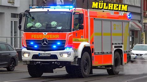 ALARMIERUNG Feuerwehr MÜLHEIM TLF 3000 LÖSCHZUG Freiwillige