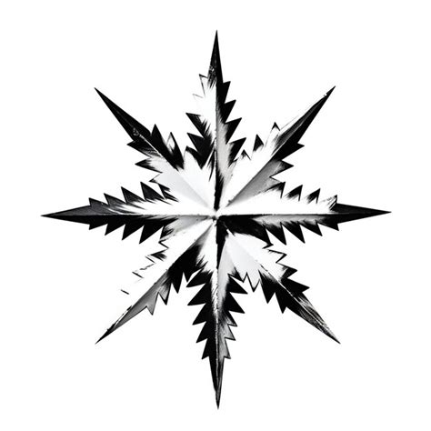 Premium Photo Silver Snowflake Isolated On A White Background