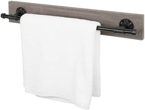 Amazon Mygift Realistic Metal Pipe Bathroom Towel Bar With Rustic