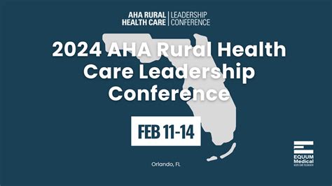 2024 Aha Rural Health Care Leadership Conference Equum Medical