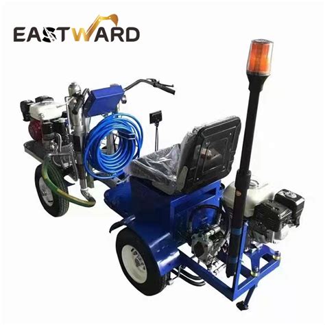 12l Hydraulic Cold Paint Road Marking Machine With Laser Positioning