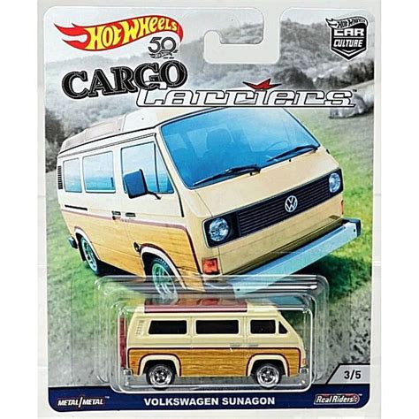 Машинка Hot wheels Premium CARGO CARRIERS VOLKSWAGEN SUNAGON Collector Edition Metal