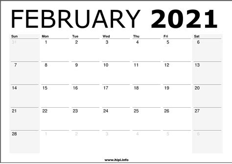 February 2021 Calendar Wallpapers - Top Free February 2021 Calendar ...