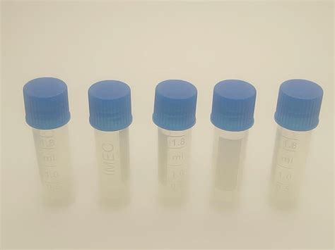 White Polypropylene Cryo Vial Blue Capacity 1 80 Ml At Rs 2 10 Piece