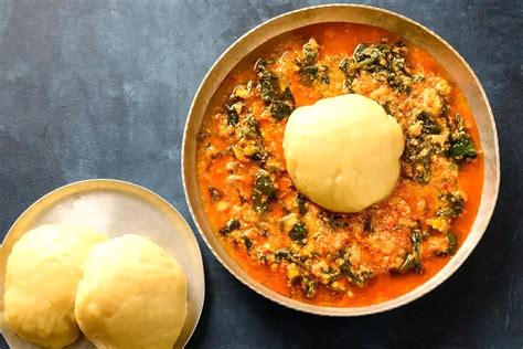 Pounded Yam And Egusi Soup Recipe