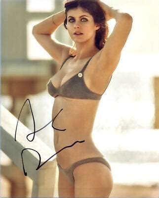 Alexandra Daddario Signed X Photo Picture Autographed With Coa