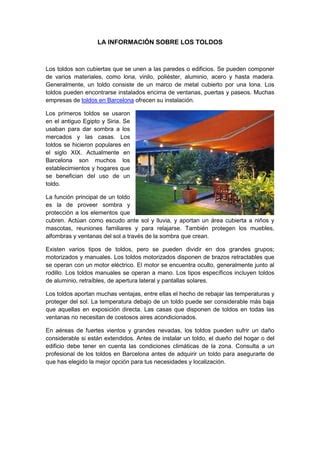 Info Toldos Pdf