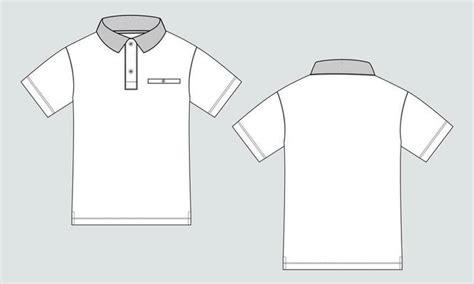 Polo Shirt Outline Vector Art, Icons, and Graphics for Free Download