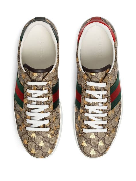 Gucci Ace GG Supreme Bees Sneaker Farfetch