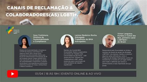 Canais De Reclama O E Colaboradores As Lgbti Youtube