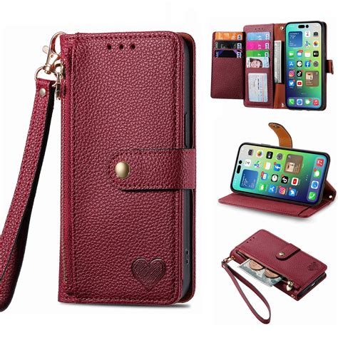 Feishell For Samsung Galaxy A32 5G Case RFID Blocking Wallet Case For