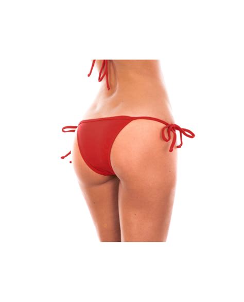 Tanga Rot Zum Verknoten Red Lacinho Marke Brazilian Bikini Shop