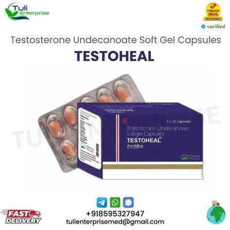 Testoheal Testosterone Undecanoate Soft Gel Capsules At Rs 30 Box