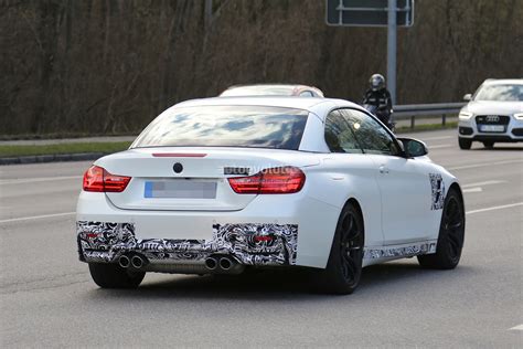 Spyshots Bmw M4 Convertible Spotted With Red Frozen Paint Autoevolution