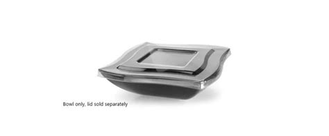 Fineline Settings 132 32 Oz Wavetrends Square Plastic Serving Bowl